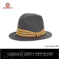 2016 Gentlemen Damen Polyester Fedora Bowknot Pflaume Winterhut